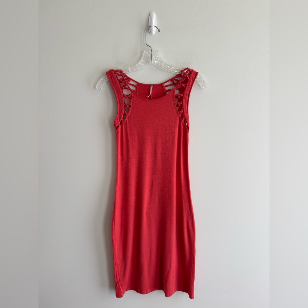 Free People Macramazing Solid Jersey Bodycon Dress - image 4